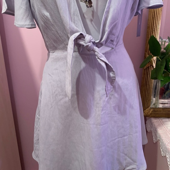 Lulus Sea Day Light Blue Skater Dress XS - Picture 4 of 15